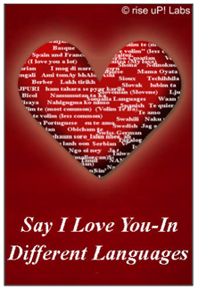 say i love you in many different languages